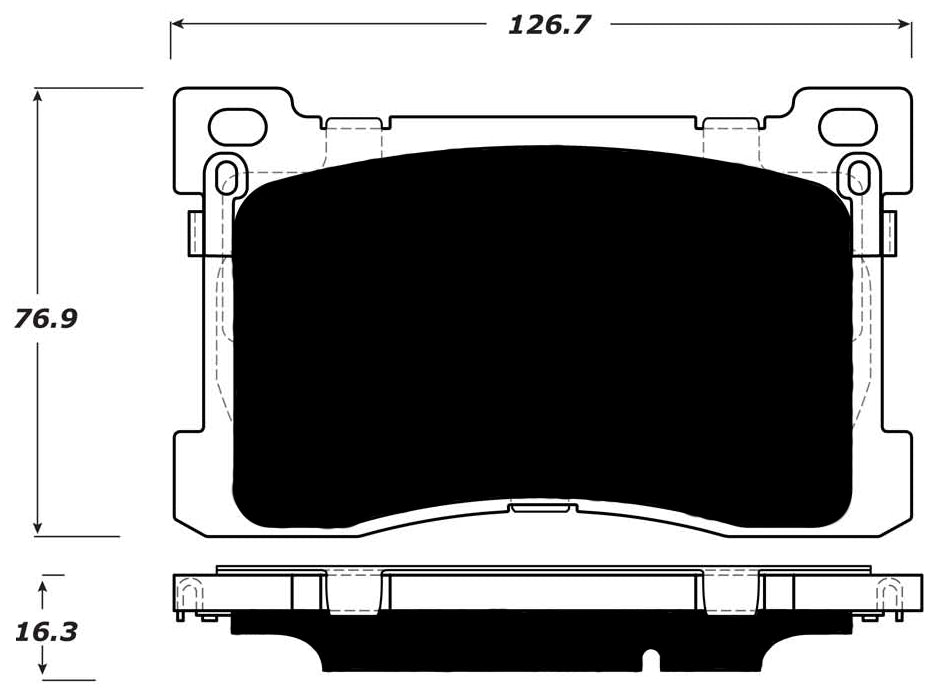 Porterfield Brake Pads for 2015 HYUNDAI EQUUS 5.0L