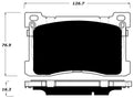Porterfield Brake Pads for 2013 HYUNDAI EQUUS 5.0L