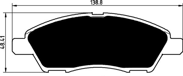 Porterfield Brake Pads for 2014 NISSAN VERSA
