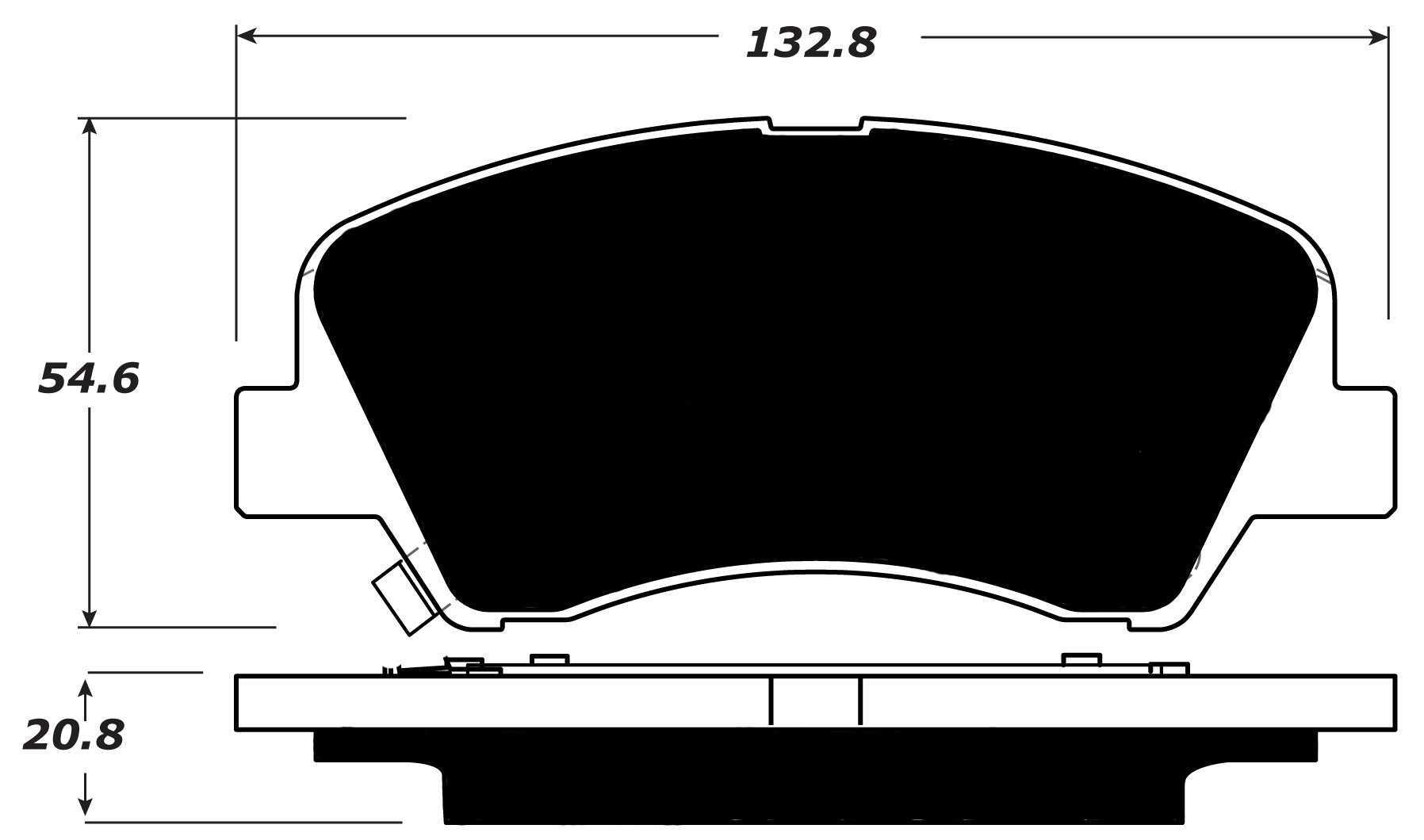 Porterfield Brake Pads for 2012 KIA RIO
