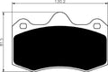Porterfield Brake Pads for 2010 LOTUS EVORA