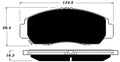 Porterfield Brake Pads for 2012 HONDA CIVIC Sedan GX