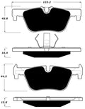 Porterfield Brake Pads for 2012 BMW 328i xDrive (E90/E91/E92)