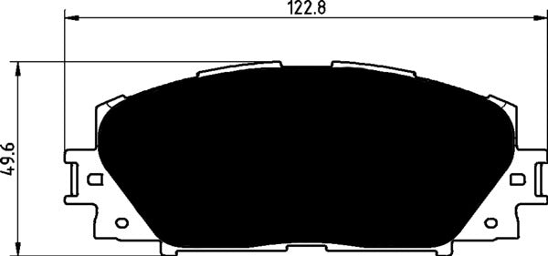 Porterfield Brake Pads for 2016 TOYOTA YARIS