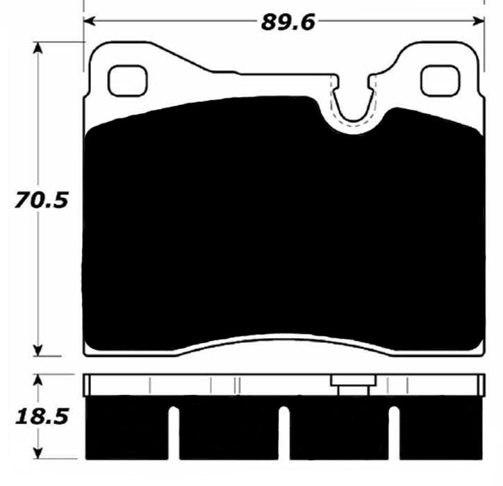 Porterfield Brake Pads for 1976 BMW 730i