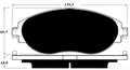 Porterfield Brake Pads for 2017 VOLKSWAGEN GOLF R
