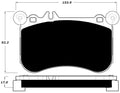 Porterfield Brake Pads for 2011 MERCEDES-BENZ CL550 AMG