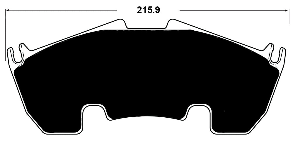 Porterfield Brake Pads for 2012 MERCEDES-BENZ SLR