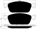 Porterfield Brake Pads for 2015 LINCOLN MKC