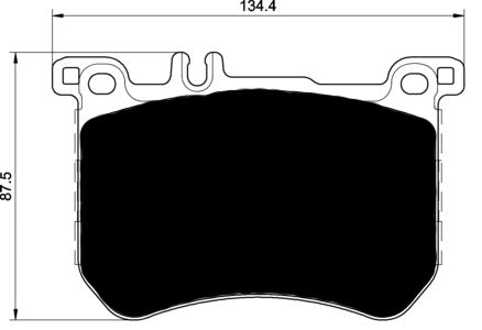 Porterfield Brake Pads for 2019 MERCEDES-BENZ SL450 w/342mm Front Disc
