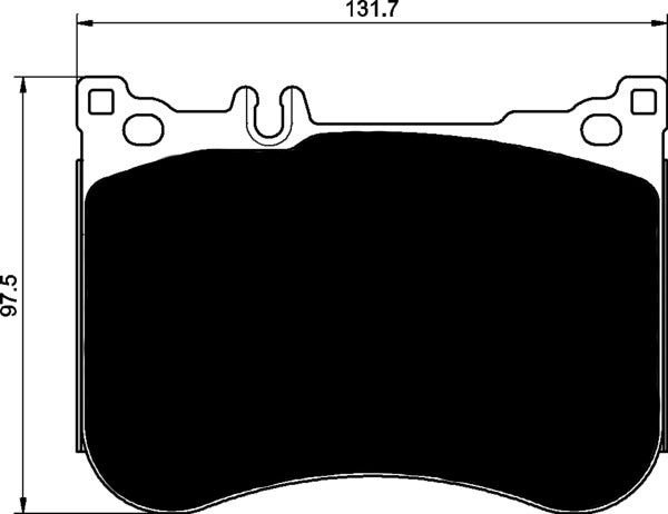 Porterfield Brake Pads for 2016 MERCEDES-BENZ S550 W/ HEAVY DUTY BRAKES