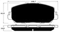 Porterfield Brake Pads for 2016 HONDA ACCORD Sport