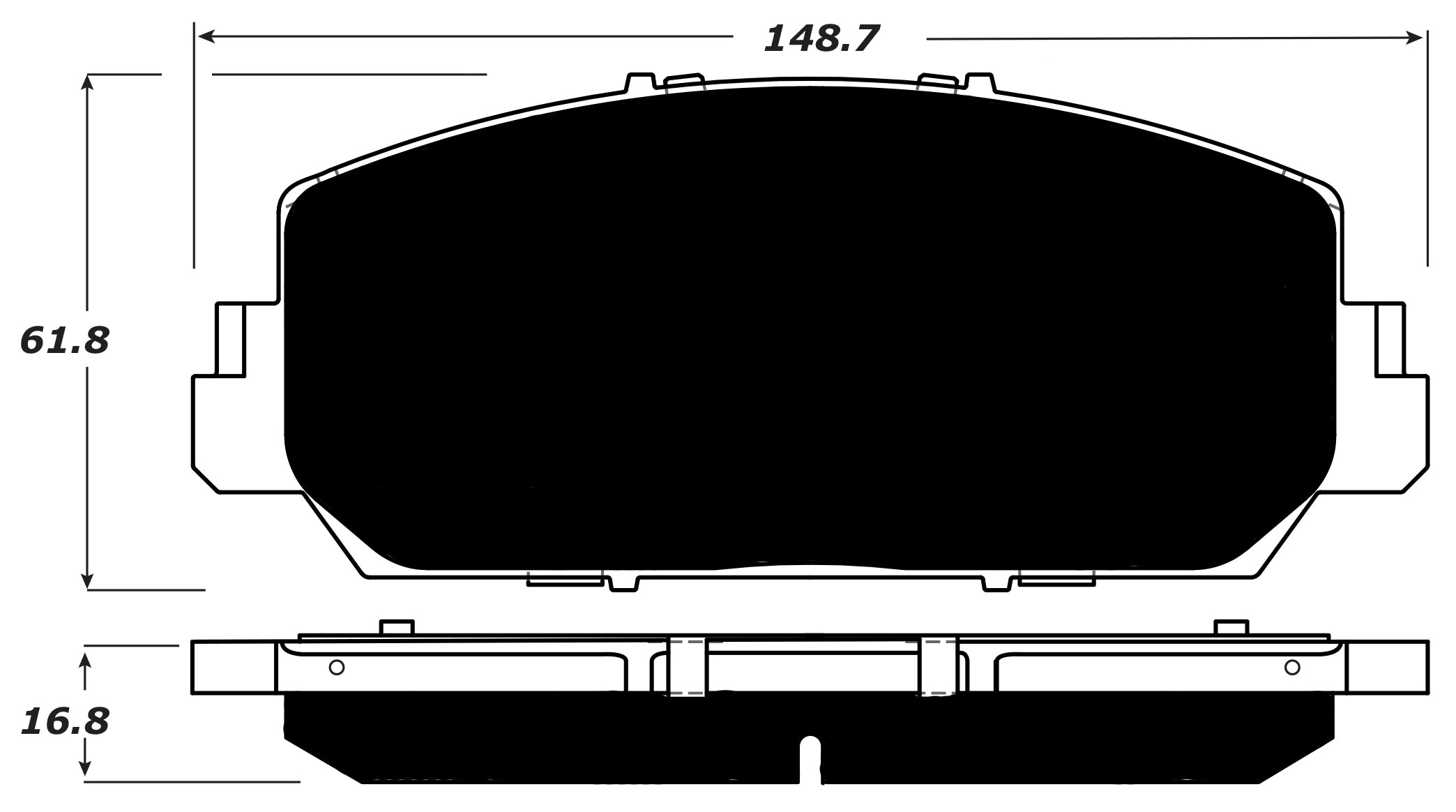 Porterfield Brake Pads for 2016 HONDA ACCORD Sport