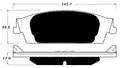 Porterfield Brake Pads for 2017 CADILLAC ESCALADE w/ Brembo