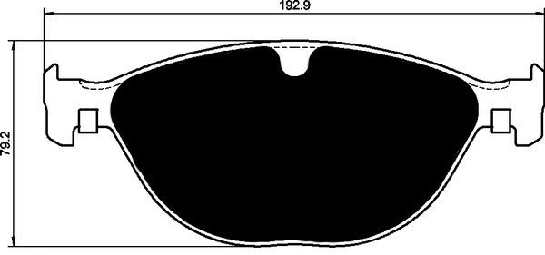Porterfield Brake Pads for 2016 JAGUAR F-Type V8 S