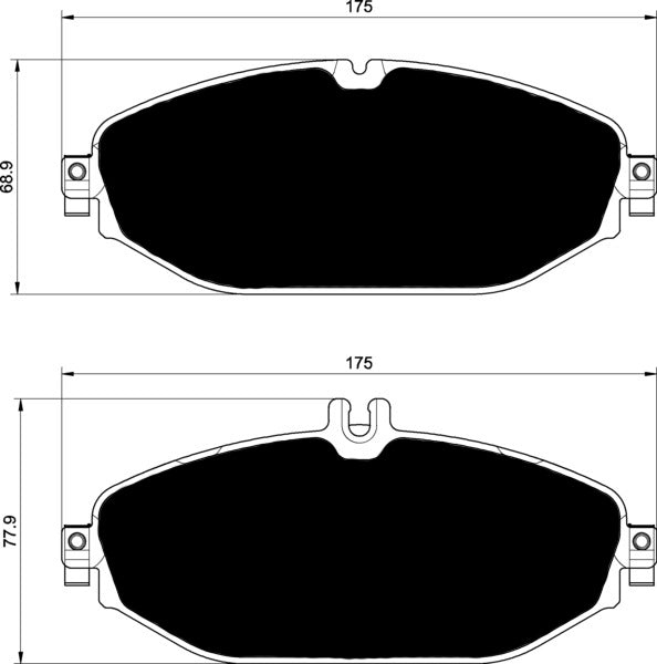 Porterfield Brake Pads for 2016 MERCEDES-BENZ C300 RWD SEDAN