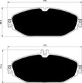 Porterfield Brake Pads for 2015 MERCEDES-BENZ C300