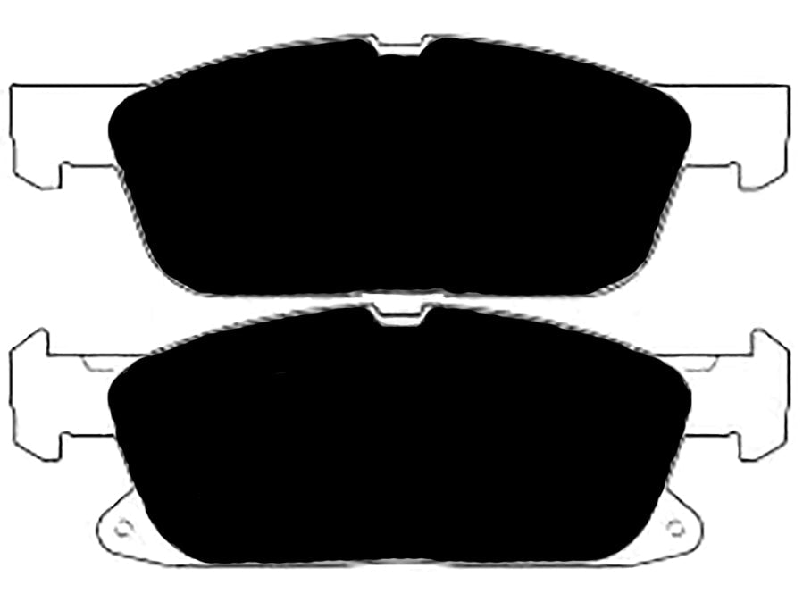 Porterfield Brake Pads for 2016 LINCOLN MK X