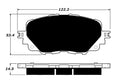 Porterfield Brake Pads for 2017 FIAT SPIDER