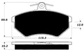 Porterfield Brake Pads for 1985 VOLKSWAGEN QUANTUM - SYNCHRO
