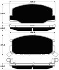 Porterfield Brake Pads for 1982 TOYOTA CELICA GT