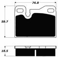 Porterfield Brake Pads for 1981 PORSCHE 924