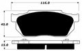 Porterfield Brake Pads for 1985 HONDA PRELUDE DX