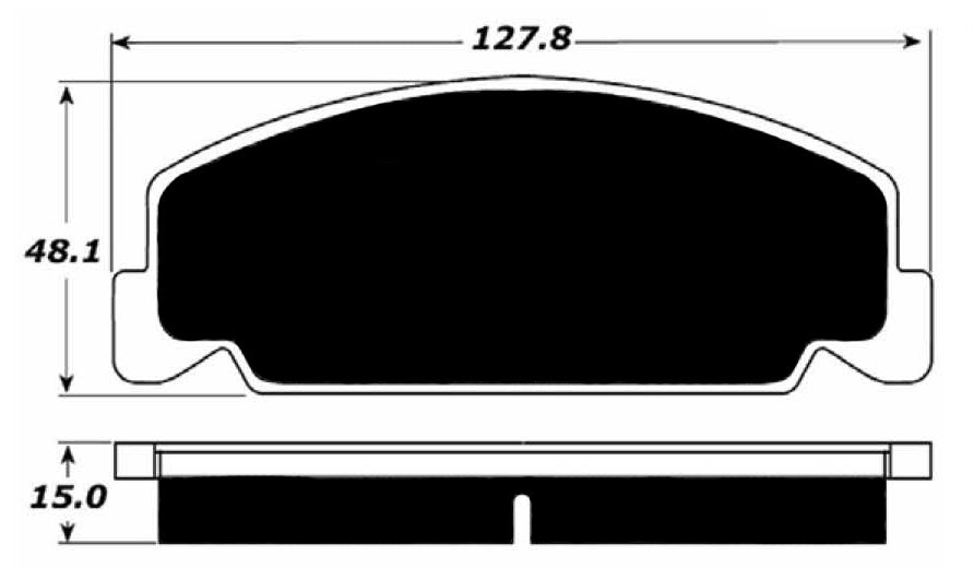 Porterfield Brake Pads for 1990 HONDA CIVIC Hatchback