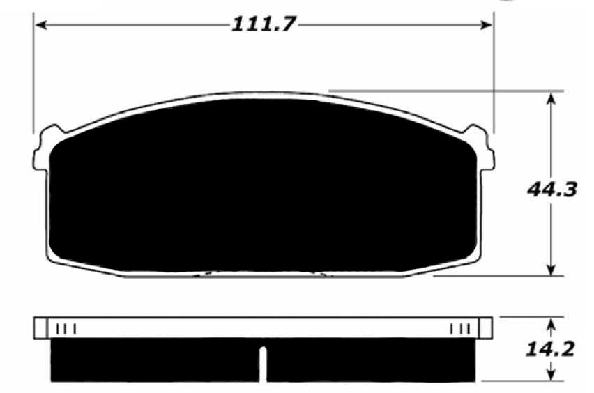 Porterfield Brake Pads for 1987 NISSAN 200SX 4cyl