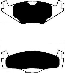 Porterfield Brake Pads for 1989 VOLKSWAGEN SCIROCCO 8 VALVE