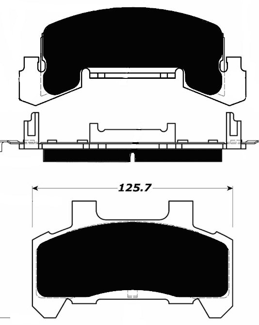 Porterfield Brake Pads for 1987 CHEVROLET CAVALIER