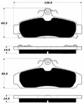 Porterfield Brake Pads for 1985 CHEVROLET CORVETTE