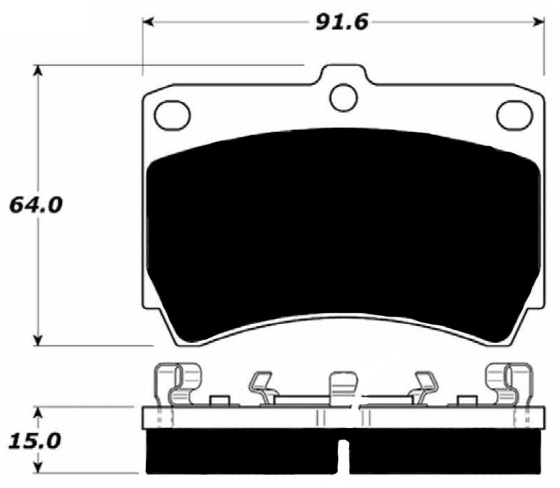 Porterfield Brake Pads for 1988 MAZDA 323 R/Disc