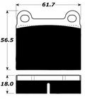 Porterfield Brake Pads for 1975 VOLKSWAGEN RABBIT