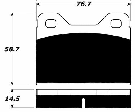 Porterfield Brake Pads for 1970 BMW 2000 CS