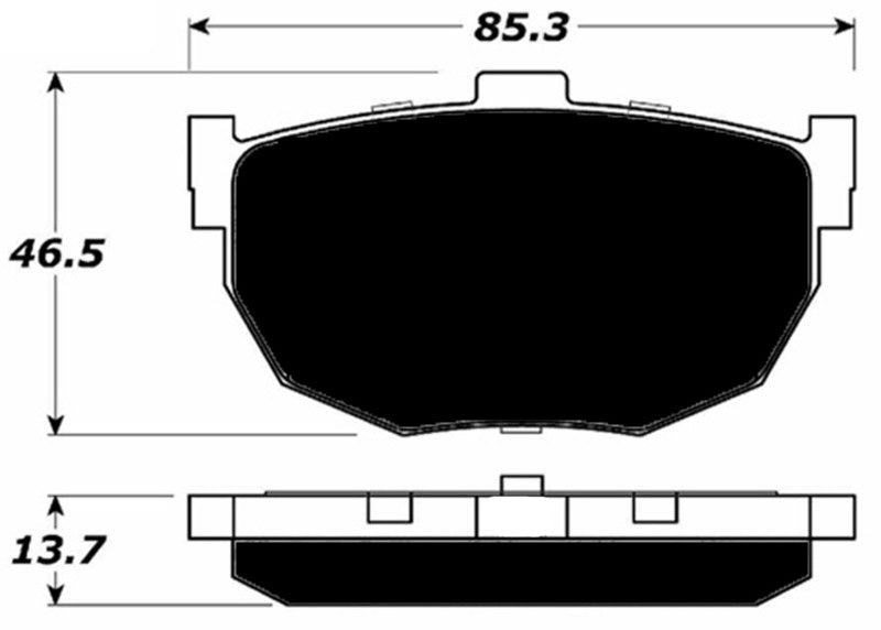 Porterfield Brake Pads for 2007 HYUNDAI TIBURON 6 Speed M/T