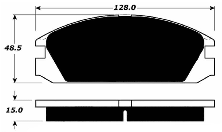 Porterfield Brake Pads for 1988 ACURA INTEGRA
