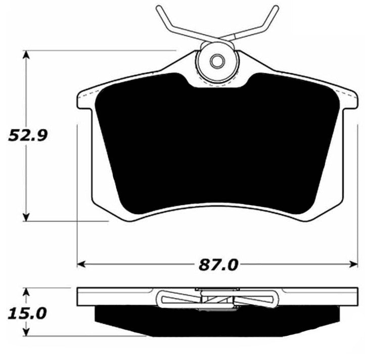 Porterfield Brake Pads for 1989 VOLKSWAGEN CORRADO 1.8L G60