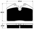 Porterfield Brake Pads for 1985 PORSCHE 911 Turbo