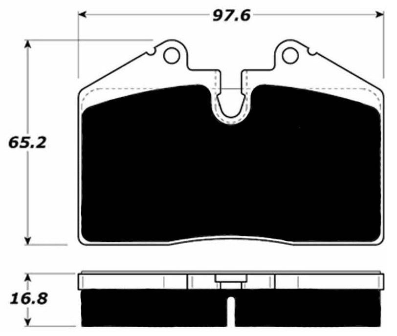 Porterfield Brake Pads for 1985 PORSCHE 911 Turbo