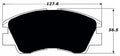 Porterfield Brake Pads for 1989 MITSUBISHI Van