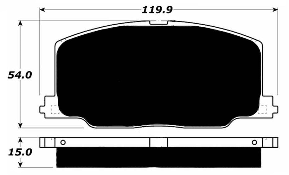 Porterfield Brake Pads for 1990 TOYOTA CELICA All-Trac Turbo