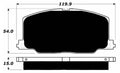 Porterfield Brake Pads for 1990 LEXUS ES 250