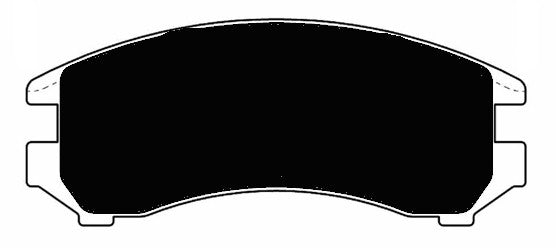 Porterfield Brake Pads for 1990 SUZUKI SWIFT 3 Door GTi