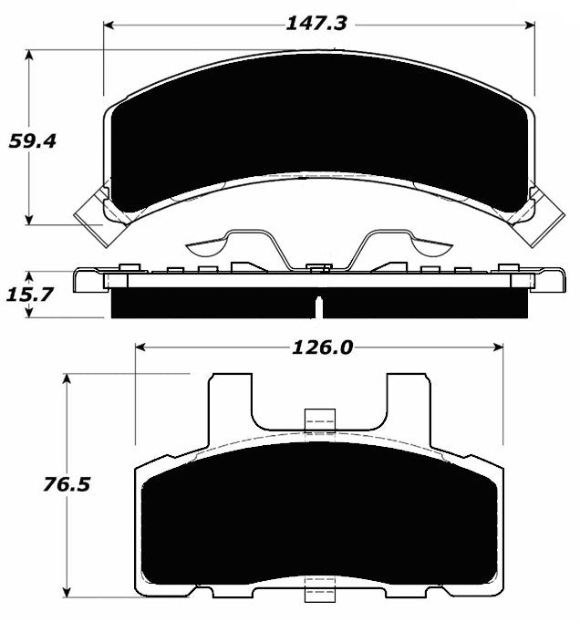 Porterfield Brake Pads for 1999 CHEVROLET ASTRO VAN 4WD