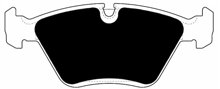 Porterfield Brake Pads for 1990 AUDI 200 Turbo Quattro 2.2L ATE Caliper