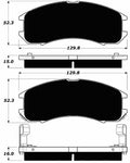 Porterfield Brake Pads for 1989 MAZDA 626 R/Drum