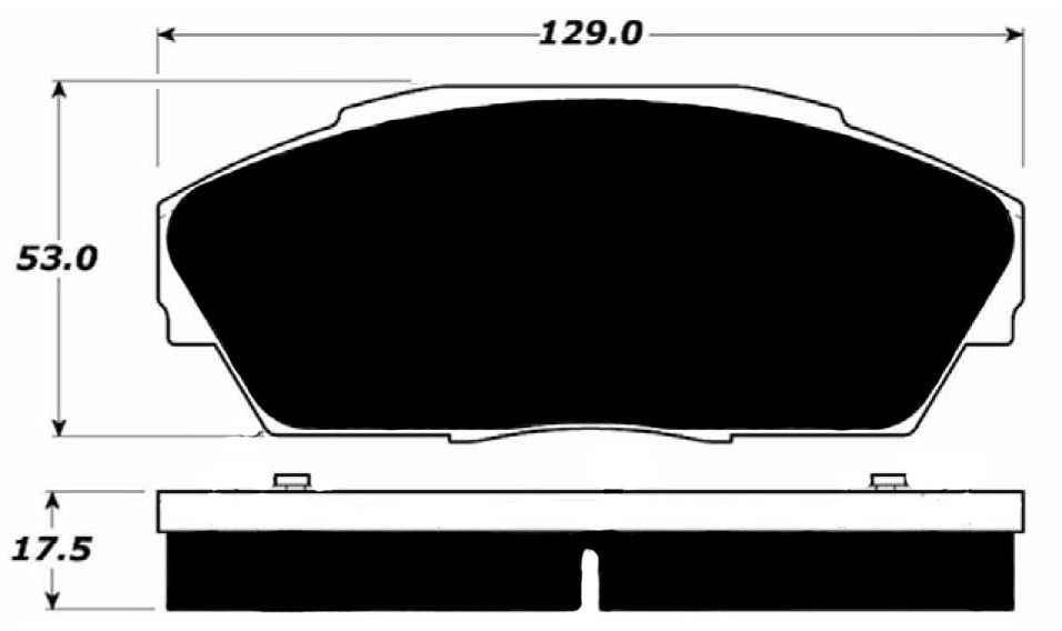 Porterfield Brake Pads for 1992 HONDA CIVIC Sedan EX