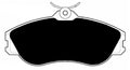 Porterfield Brake Pads for 1991 AUDI V8 Quattro Girling F/Calipers