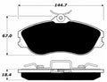 Porterfield Brake Pads for 1987 AUDI 5000 Quattro